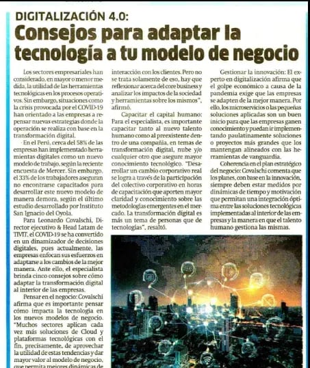 Consejos para adaptar la tecnología a tu modelo de negocio
